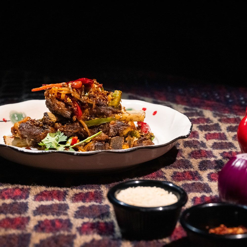Crispy lamb chops