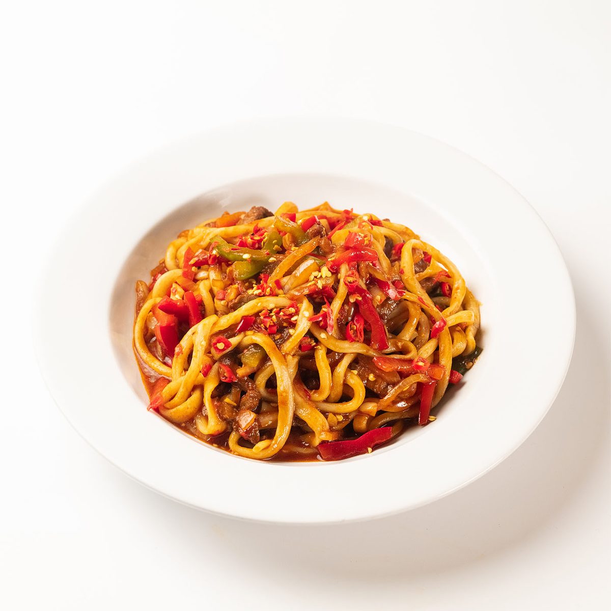 Beef & Chilli Sauce Spaghetti